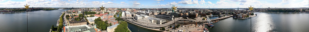 panorama of stockholm